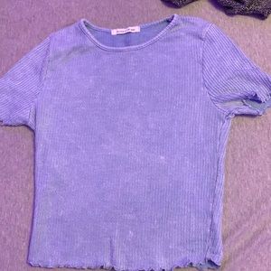 regular tee light blue very stretchy hasn’t been worn